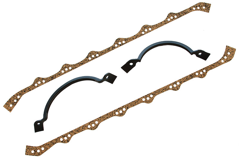 5REGOP-308VN - Cork/Rubber Oil Pan Gasket Set with Dimple Holes VN-VT Style suit Holden 253-304-308 V8