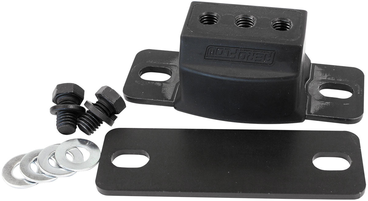 AF1210-1000 - GM LOCKING TRANSMISSION MOUNT TH400 TH350 POWERGLIDE BLACK GEARBOX Aeroflow- AF 1210-1000