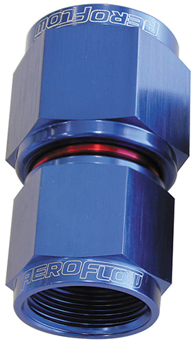 AF131-04-06 - SWIVEL COUPLER REDUCER -6AN TO -4AN BLUE FEMALE COUPLER