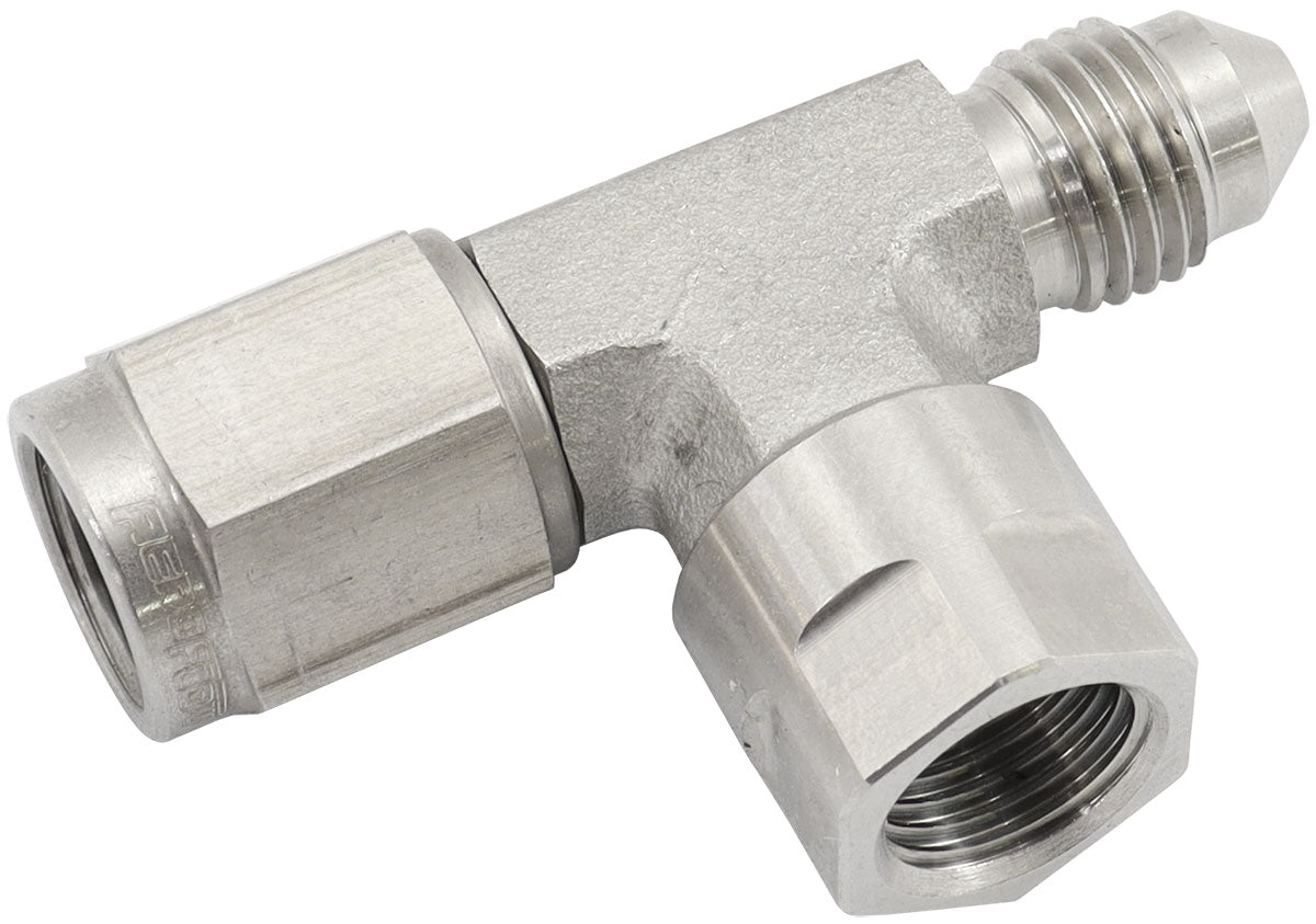 AF140-M10-04SS - STRAIGHT FEMALE - MALE -4AN STAINLESS WITH M10 PORT BOSCH