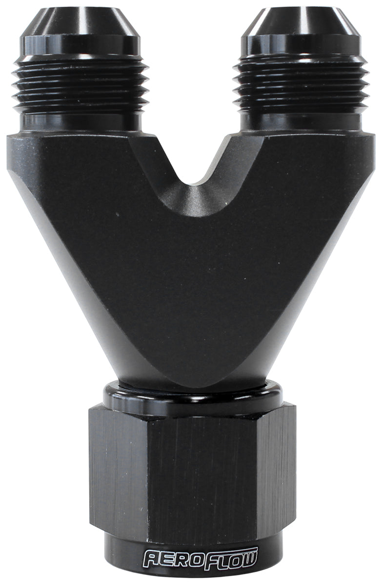 AF146-10-08BLK - U BLOCK FEMALE -10 TO 2 X -8ANMALE NIPPLES STRAIGHT OUTLET