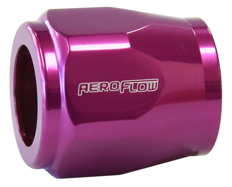 AF150-12PUR - HEX HOSE FINISHER 24.95MM ID PURPLE 31/32" ID CLAMP
