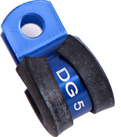 AF158-18 - CUSHIONED P CLAMPS -18AN 5PK BLUE 28.5MM OR 1-1/8" ID