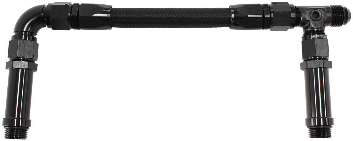 AF165-08BLK - HOLLEY ULTRA HP ALUMINIUM SERIBLACK -8 ORB INLETS INTO BOWLS
