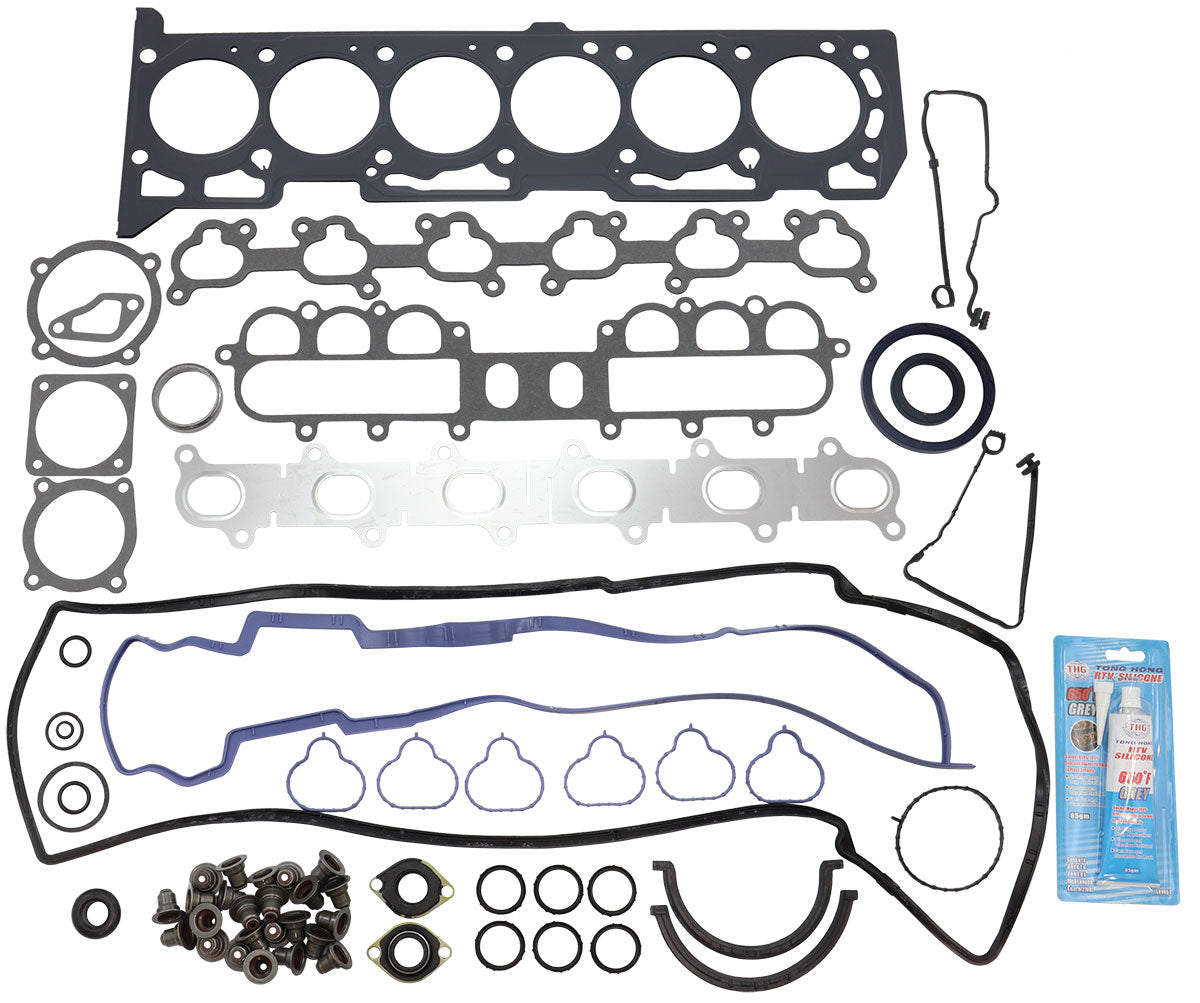 AF1850-2400 - FORD BARRA FULL GASKET KIT SETBA BF FG FALCON 4.0L 6 CYL VRSKIT Aeroflow - AF 1850-2400