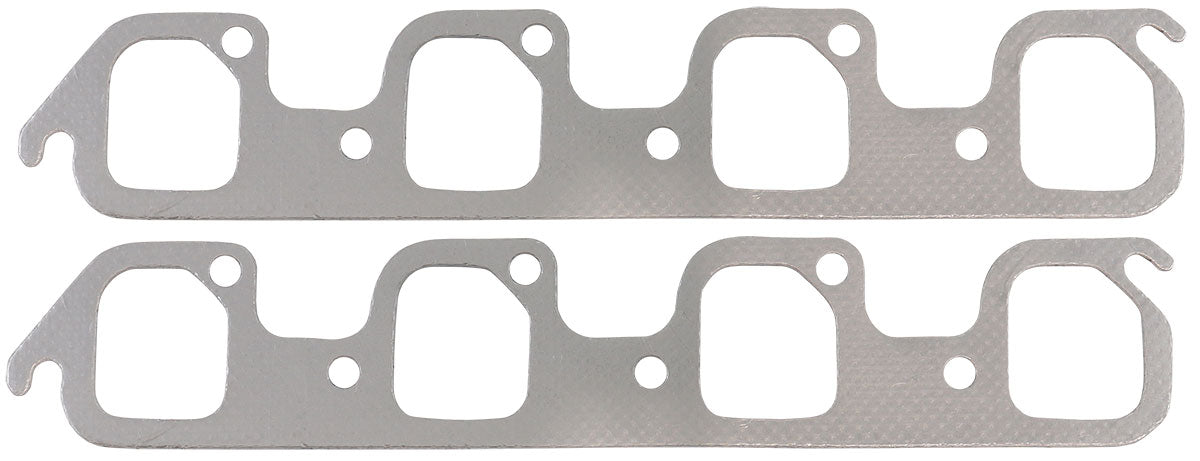 AF1854-1812-1 - FORD CLEVELAND 4V EXHAUST 1.92 x 2.21 GASKET STEEL 351C PAIR Aeroflow - AF 1856-1812-1