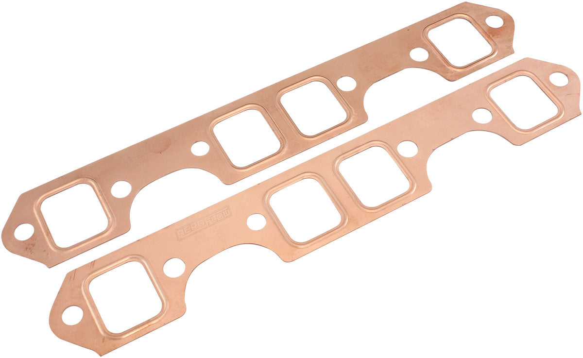AF1854-2104 - HOLDEN 253 308 EXHAUST GASKETSCOPPER EMBOSSED PAIR EARLY V8