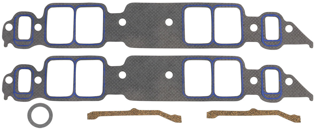 AF1857-1414-1 - BBC INTAKE GASKETS 1.87 x 2.57RECTANGLE ENDURASEAL BIG BLOCKCHEV 454 PAIR AF 1857-1414-1