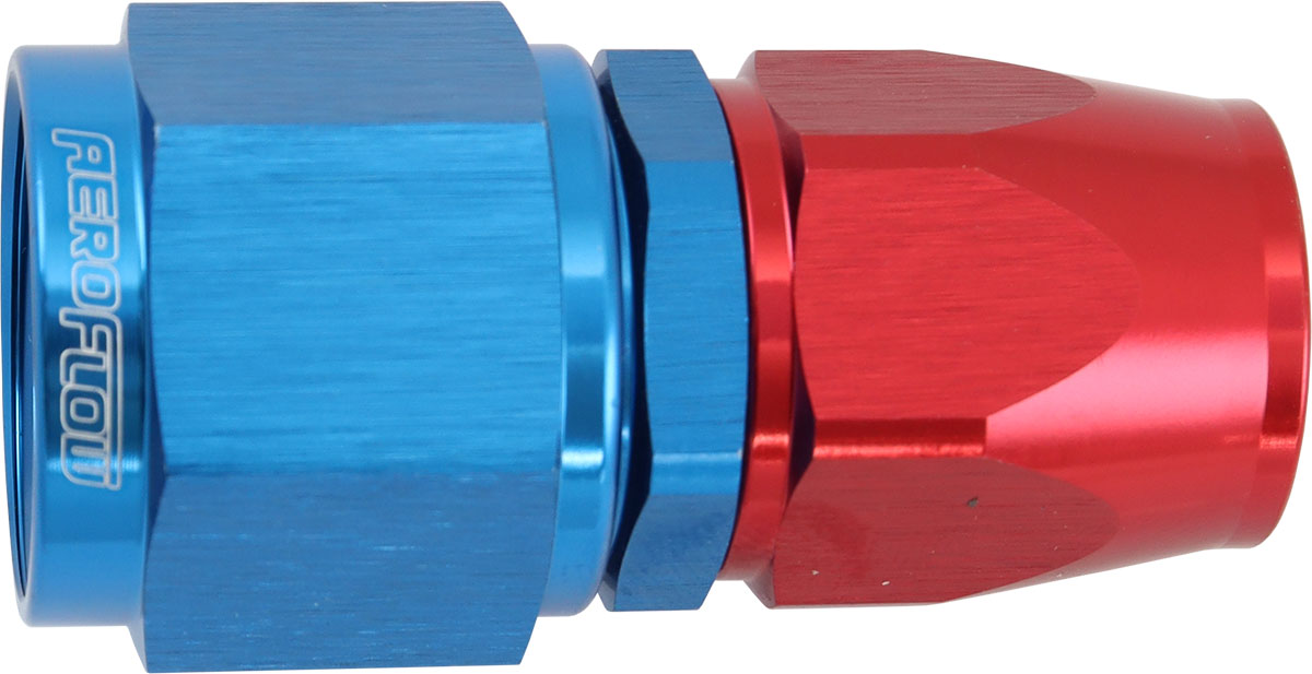 AF201-08-10D - STEPPED STRAIGHT END -8 HOSE TO -10AN REDUCER HOSE END BLUETEFLON AF 201-08-10D