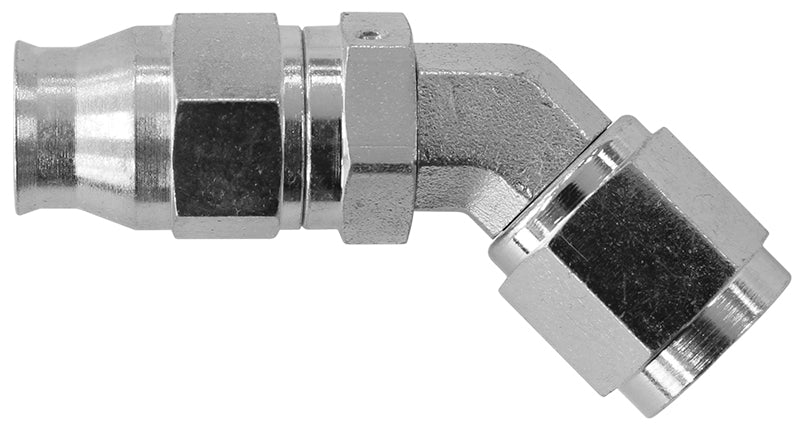 AF202-03S - Steel 45 Deg Hose End suit -3 Teflon Hose