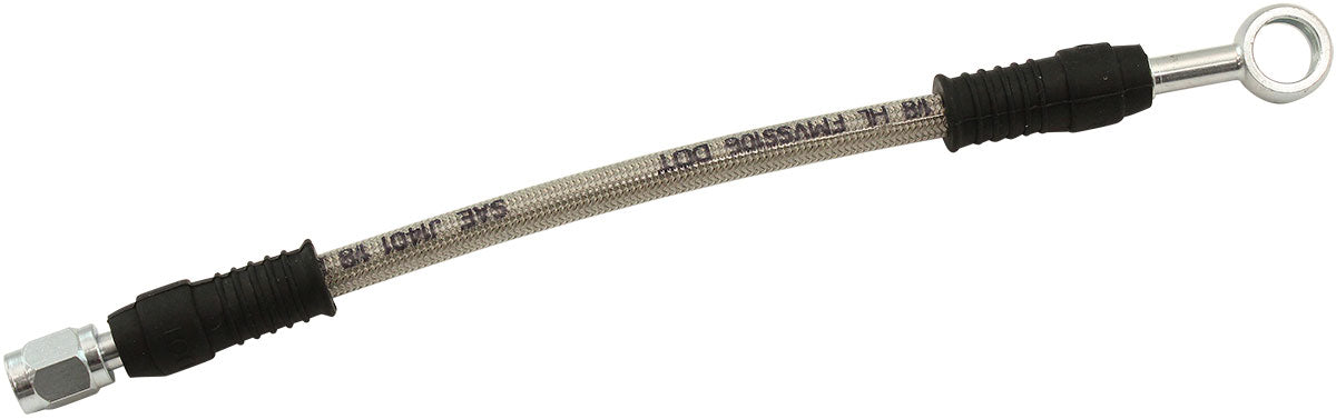 AF225-01 - 3/8" (10mm) BANJO to -3AN 9" LONG TO FEMALE -3AN STRAIGHT BRAKE LINE Aeroflow- AF 225-01