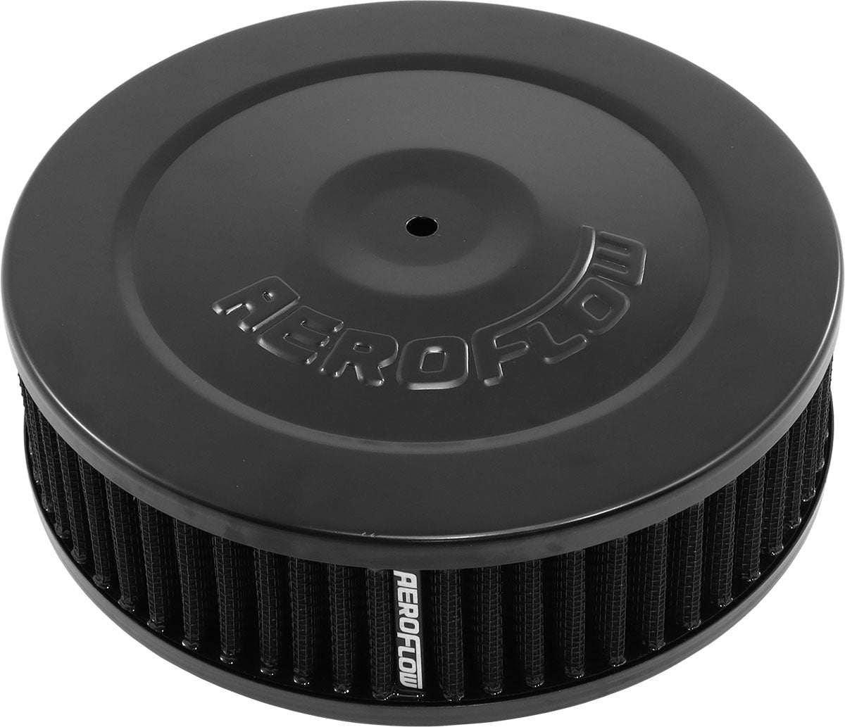 AF2251-1320 - 7" X 2" AIR CLEANER ASSY 5-1/8" FLAT BASE BLACK, COTTON