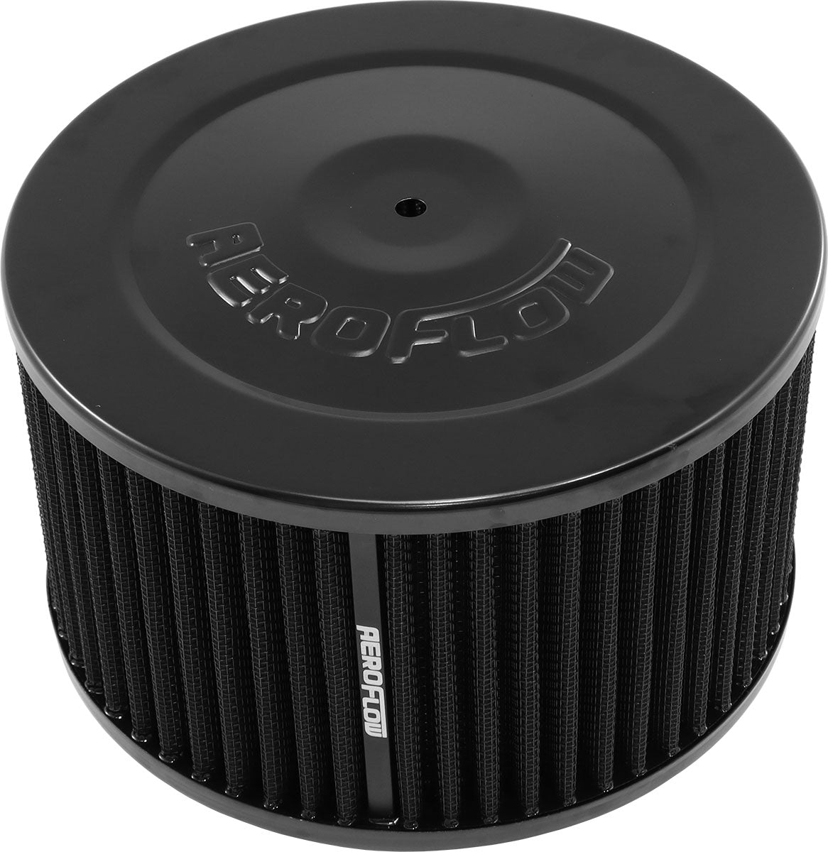 AF2251-1335 - 7" X 4" AIR CLEANER ASSY 5-1/8" FLAT BASE BLACK, COTTON