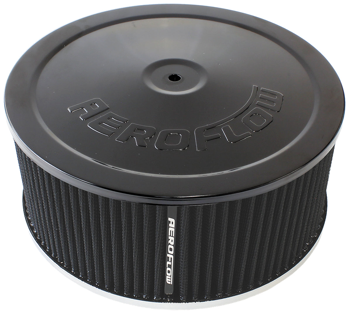AF2251-1364 - 9" X 4" AIR CLEANER ASSEMBLY7-5/16" FLAT BASE BLACK COTTON