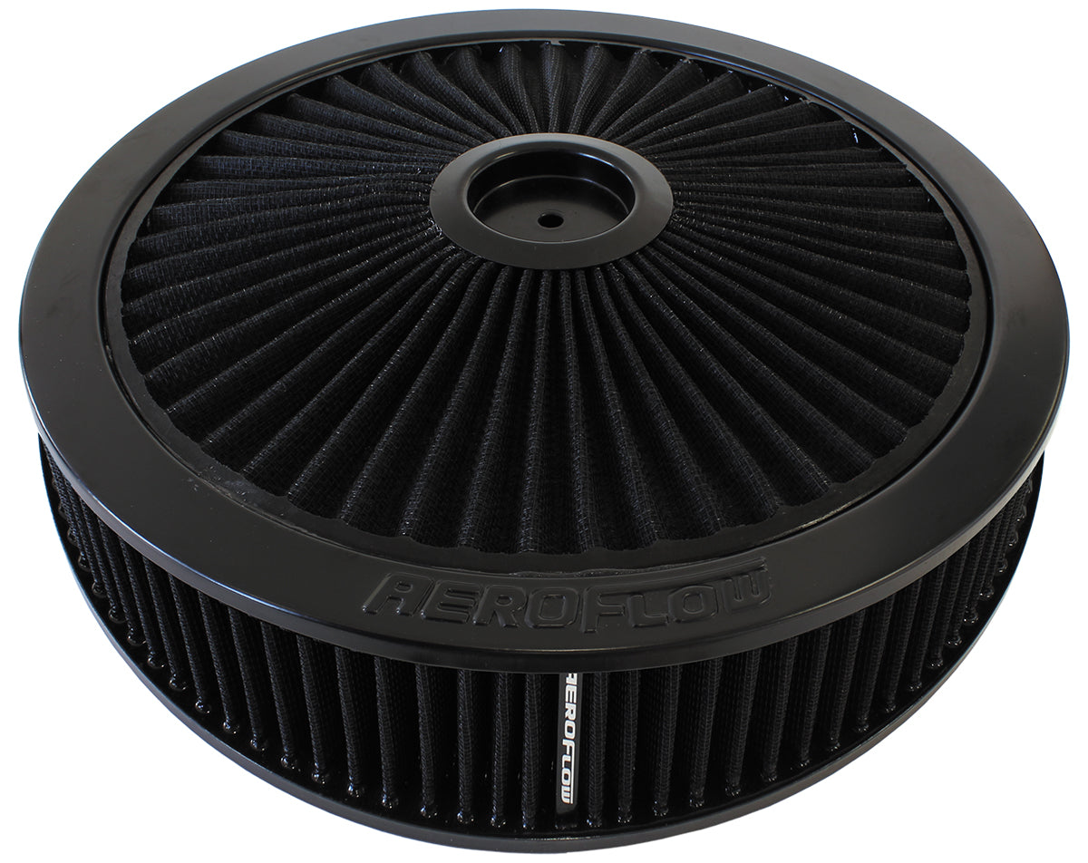 AF2251-3080 - 14" X 4" FULL FLOW ASSEMBLY 7-5/16" FLAT BASE , BLACK,
