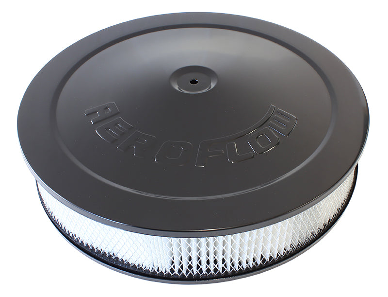 AF2256-1280 - 14" X 3" AIR CLEANER ASSY 5-1/8" DROP BASE BLACK, PAPER