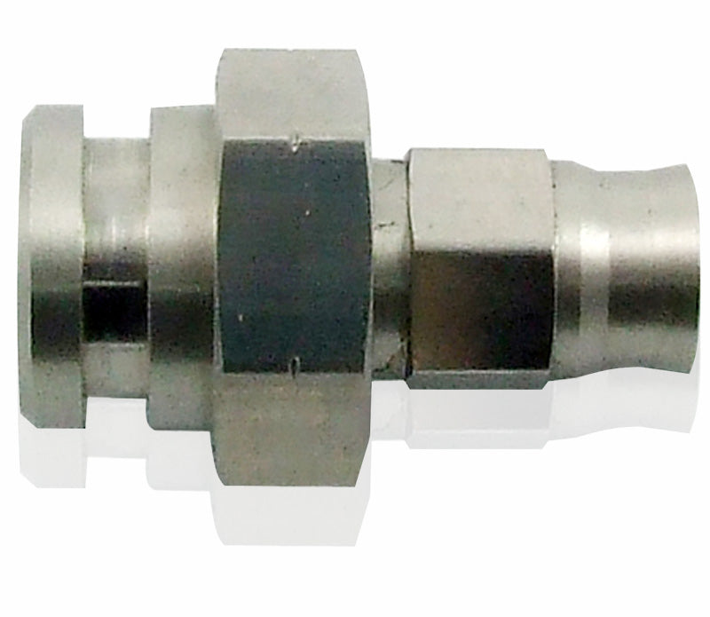 AF230-03 - FEMALE INVERTED FLARE 17MM HEXWITH RET CLIP RECESS 3/8 X 24