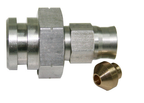 AF231-03 - FEMALE INVERTED FLARE 17MM HEXWITH RET CLIP RECESS M10 X 1.0