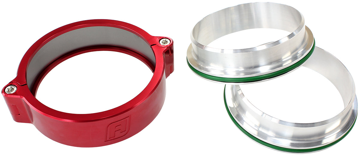 AF25-2000R - 2.0" BILLET INTERCOOLER CLAMPSQUICK CONNECT RED CLAMP
