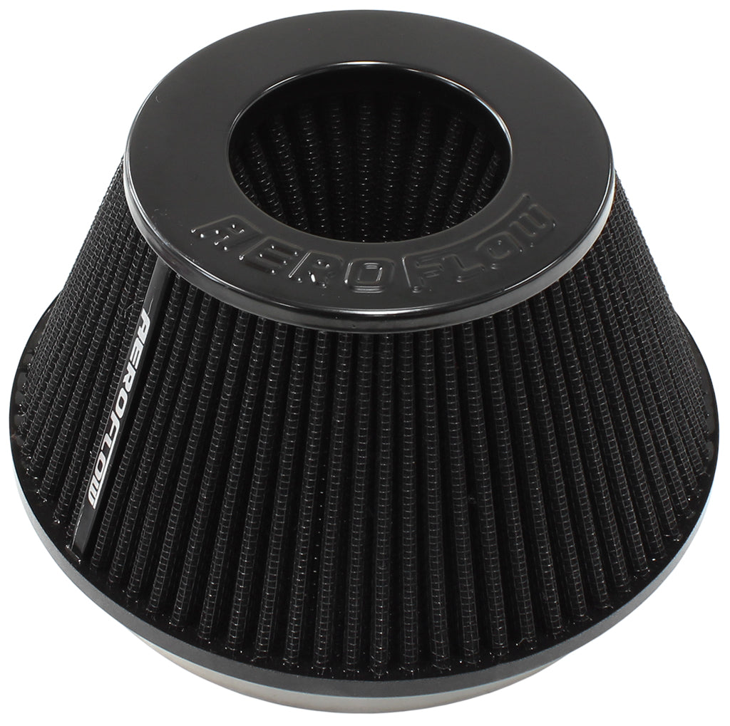 AF2711-1009 - 6" CLAMP-ON TAPERED FILTER 7.6 / 4.7" O.D, 4" HIGH BLACK