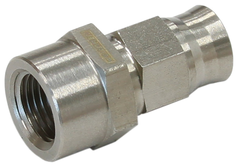 AF274-03 - S/S Straight Hose End 1/8" NPTfemale to -3 teflon hose