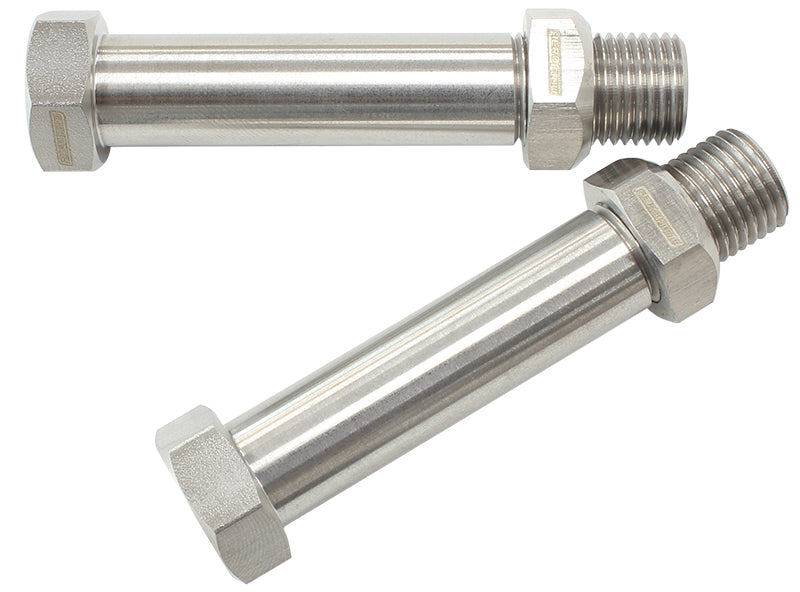 AF285-02 - SS 2-3/8" THRU FRAME with 2xM10 x 1.0 female threa