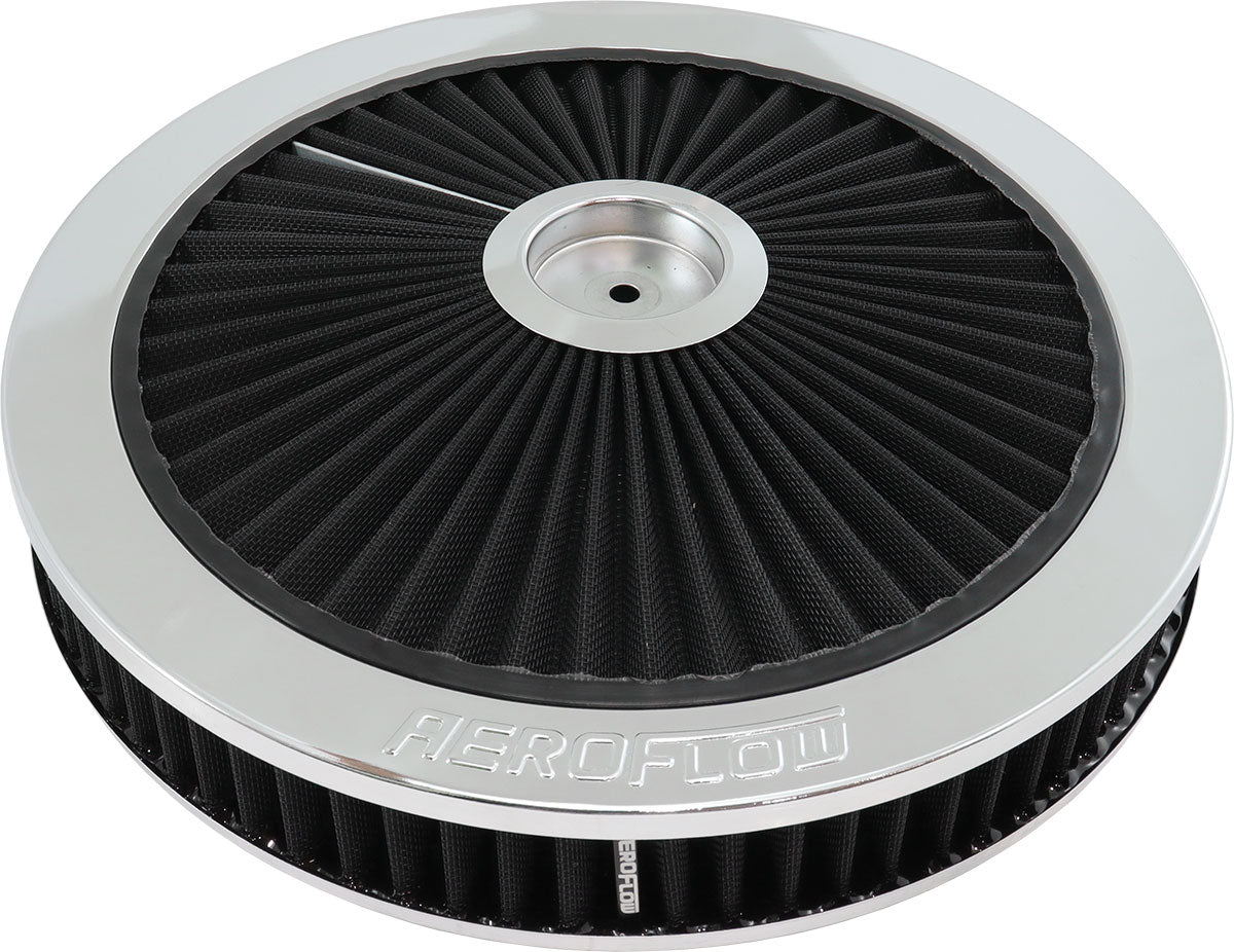 AF2851-3030 - 14" x 2-1/8 FULL FLOW ASSEMBLY5-1/8" FLAT BASE CHROME