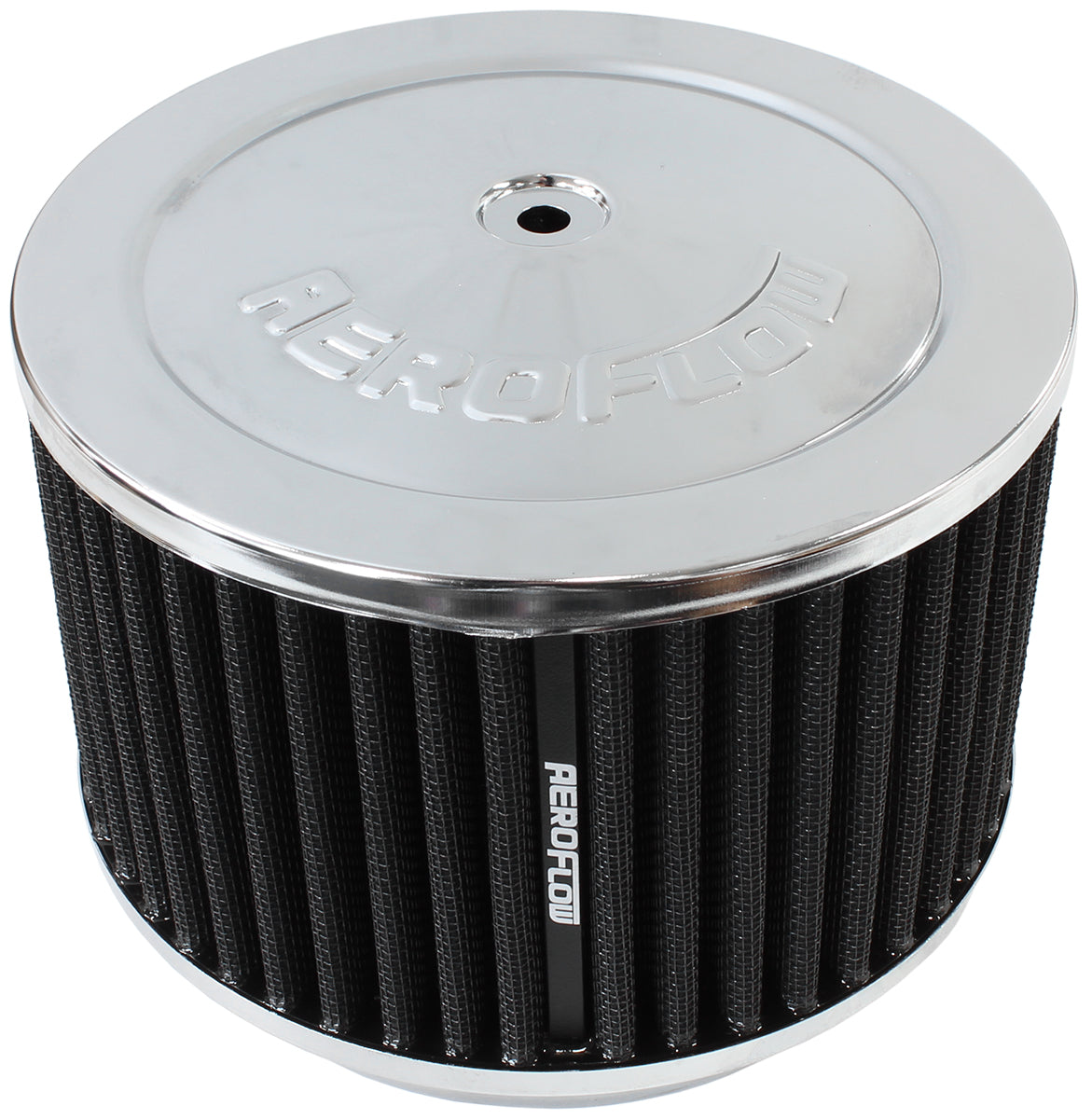 AF2851-3981 - 6-3/8" X 4" AIR CLEANER ASSY 5-1/8" NECK, CHROME, COTTON