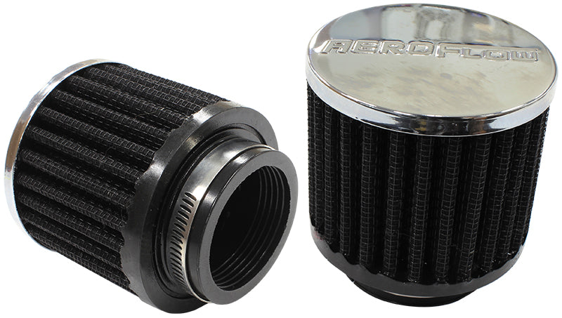 AF2871-1480 - 1-3/4" UNIV CLAMP ON FILTER 3" O.D,2-1/2" H,CHROME TOP