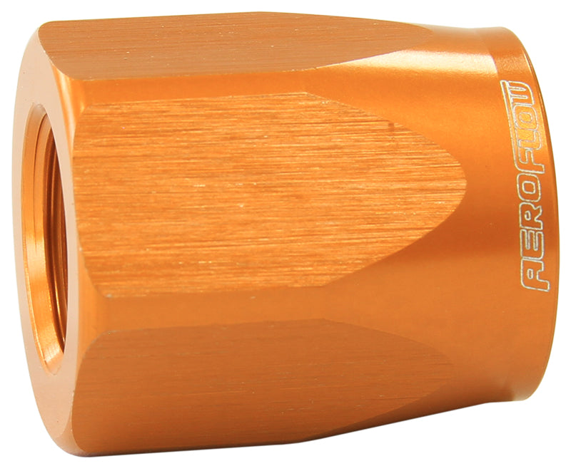 AF298-12DG - HOSE END SOCKET ALLOY -12AN GOLD SUIT BRAIDED HOSE