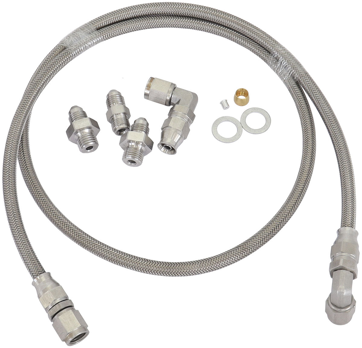 AF30-1010 - UNIVERSAL TURBO OIL FEED LINE -4AN LINE KIT METRIC 1 METRE