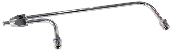 AF30-4150 - CHROME FUEL RAIL 9-5/16" B/C 4150 DOUBLE PUMPER 3/8"