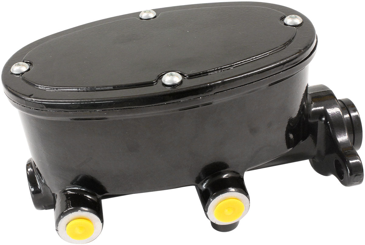 AF300-160BLK - BRAKE TANDEM MASTER CYLINDER 1" BORE CAST ALUMIN BLACK