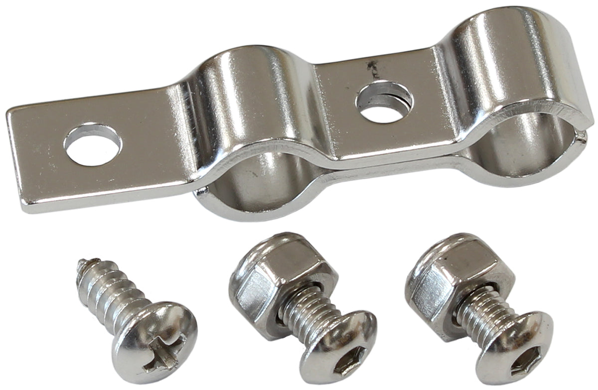 AF301-03-03 - DUAL HARDLINE CLAMP 1 X 3/16" AND 1 X 3/16" WITH BRACKET