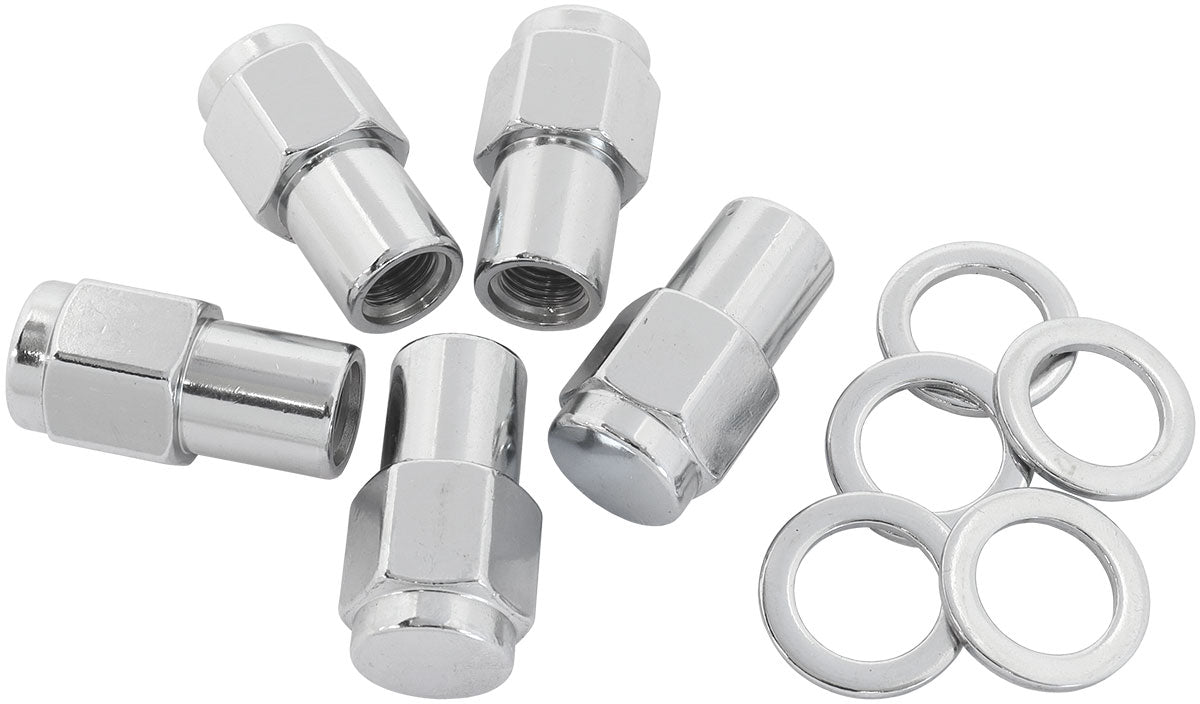 AF3042-7000 - 0.750 SHANK CLOSED NUTS 1/2 CHROME 1/2-20" WHEEL (5)