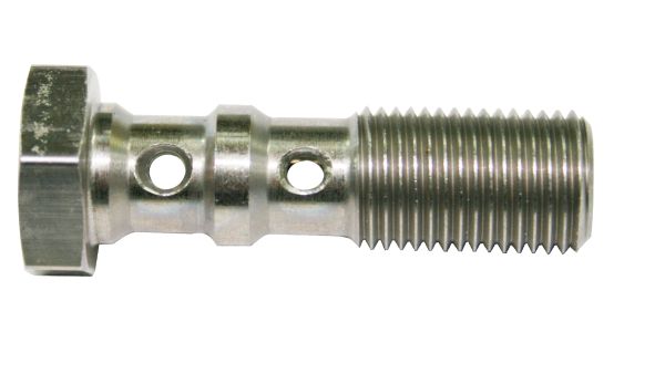 AF307-03 - DOUBLE BANJO BOLT M10 x 1.25MMSTAINLESS 30MM LONG