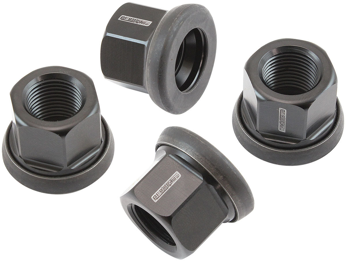 AF3083-0000 - 5/8" WHEEL NUT ALLOY LUG NUT SINGLE 5/8-18 FLOATER BLACK