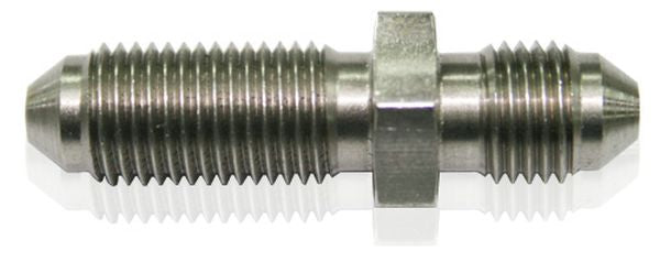 AF320-04 - -4AN S/S STRAIGHT BULKHEAD STAINLESS STEEL