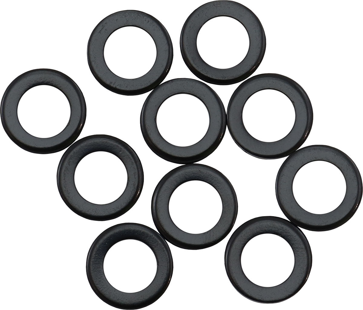 AF33-02-0001 - M8 FLAT WASHER 13.6mm OD 2mm THICK 10 PACK 8470 BLK