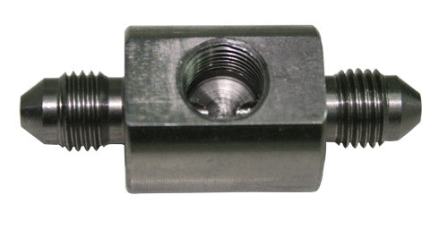 AF334-03 - STAINLESS -3AN UNION 1/8" PORTMALE TO MALE WITH 1/8"NPT PORT