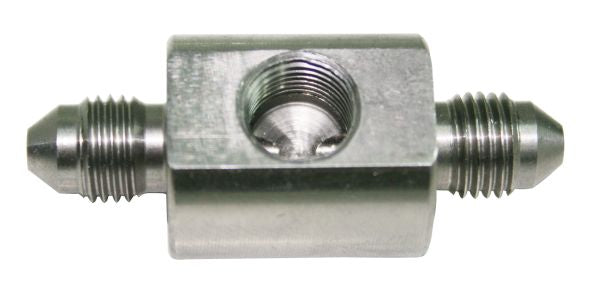 AF334-04 - STAINLESS -4AN UNION 1/8" PORTMALE TO MALE WITH 1/8"NPT PORT