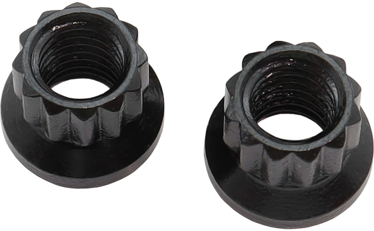 AF34-02-0010-2 - M8 x 1.25 NUT 13.6mm HEAD 10mm2 PACK M8x1.25 12 POINT HEAD 8740 Aeroflow - AF 34-02-0010-