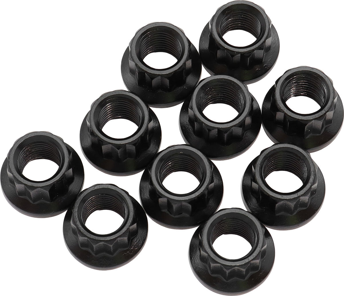 AF34-30-0011 - 7/16" UNF NUT .815" HEAD 9/16"10 PACK 7/16"-20 12 POINT HEAD8740 Aeroflow - AF 34-30-0011