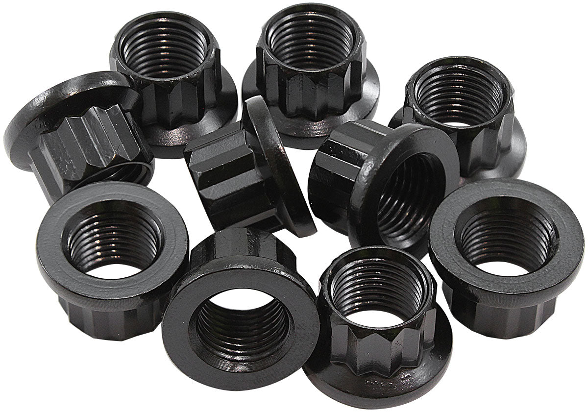 AF34-32-0010 - 1/2" UNF NUT .810" HEAD 9/16" 10 PACK 1/2"-20 12 POINT HEAD 8740 Aeroflow - AF 34-32-0010