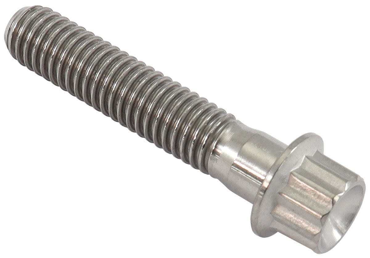 AF3501-1181 - M6x1.00 TITANIUM BOLT 30mm UHL12 POINT SINGLE M6 x 1.00mm