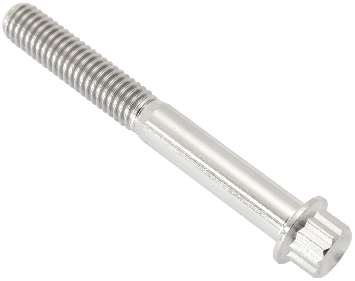 AF3501-1968 - M6x1.00 TITANIUM BOLT 50mm UHL12 POINT SINGLE M6 x 1.00mm