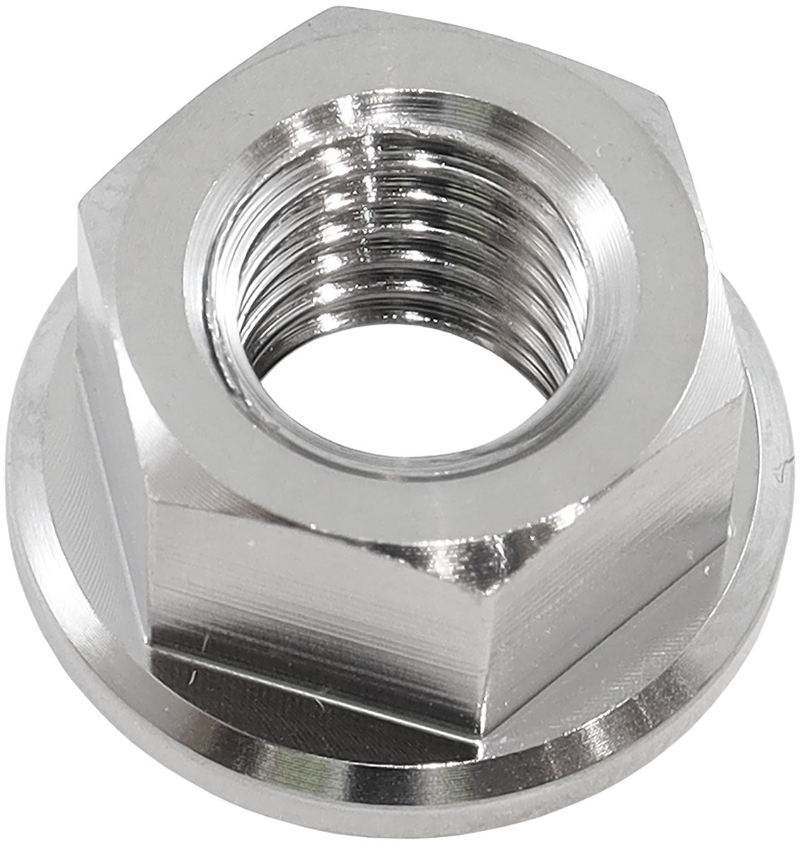 AF3502-0020 - M8x1.25mm TITANIUM HEX NUT 6 POINT SINGLE M8 x 1.25