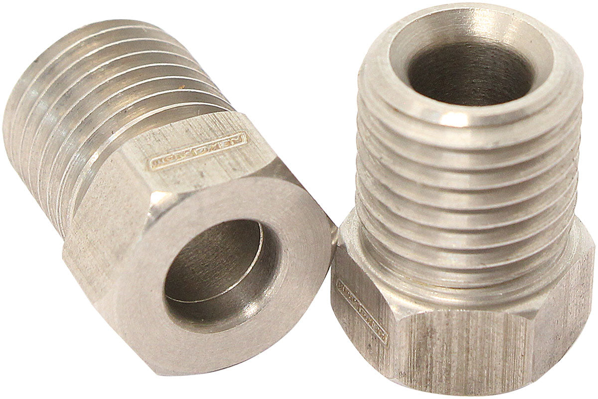 AF364 - S/S INVERTED FLARE TUBE NUT 3/16" HARD LINE TO 3/8" X 24