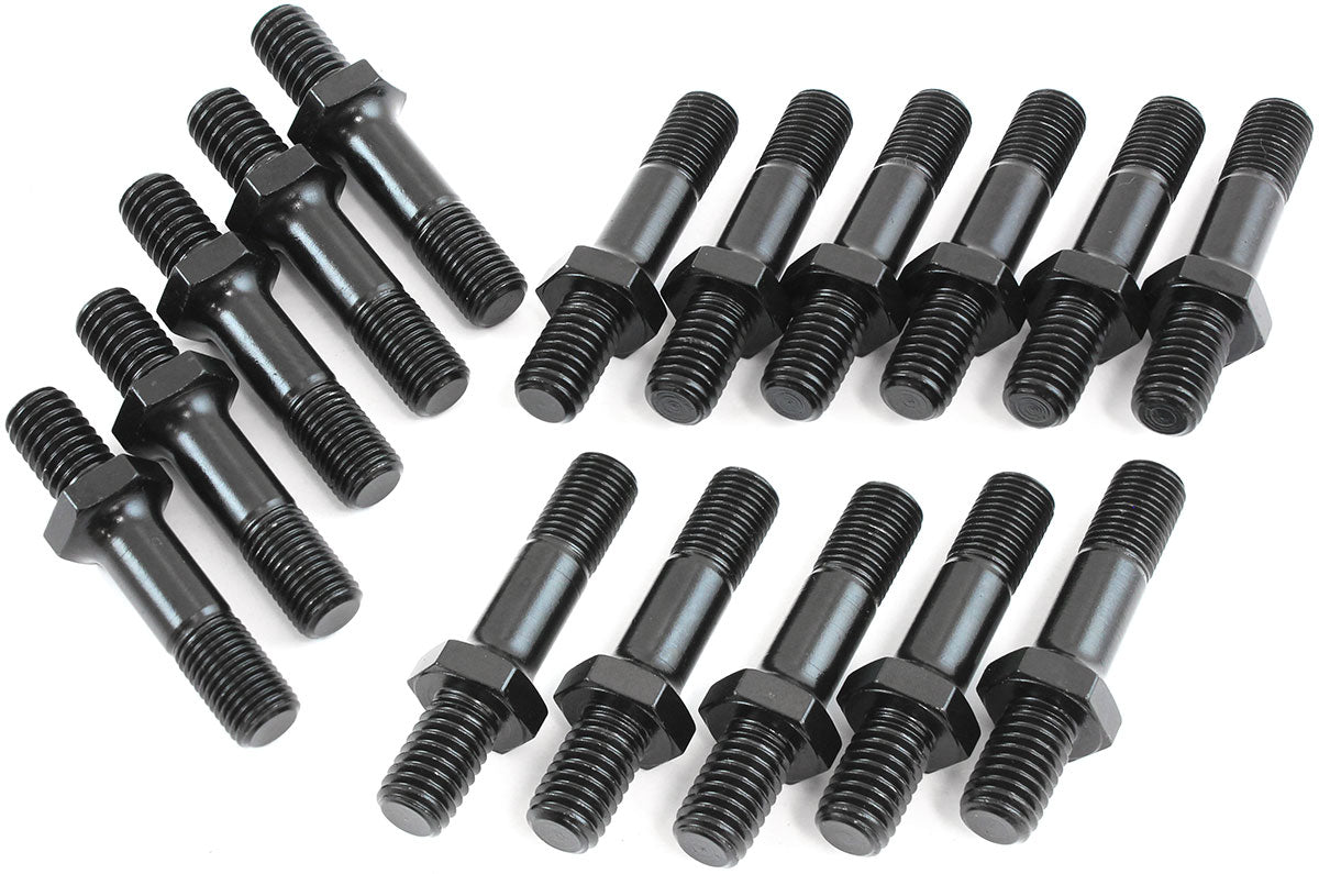 AF37-1100 - ROCKER ARM STUDS 7/16" & 3/8" UHL 1.750" FORD HOLDEN CHEV 16PACK Aeroflow - AF37-1100