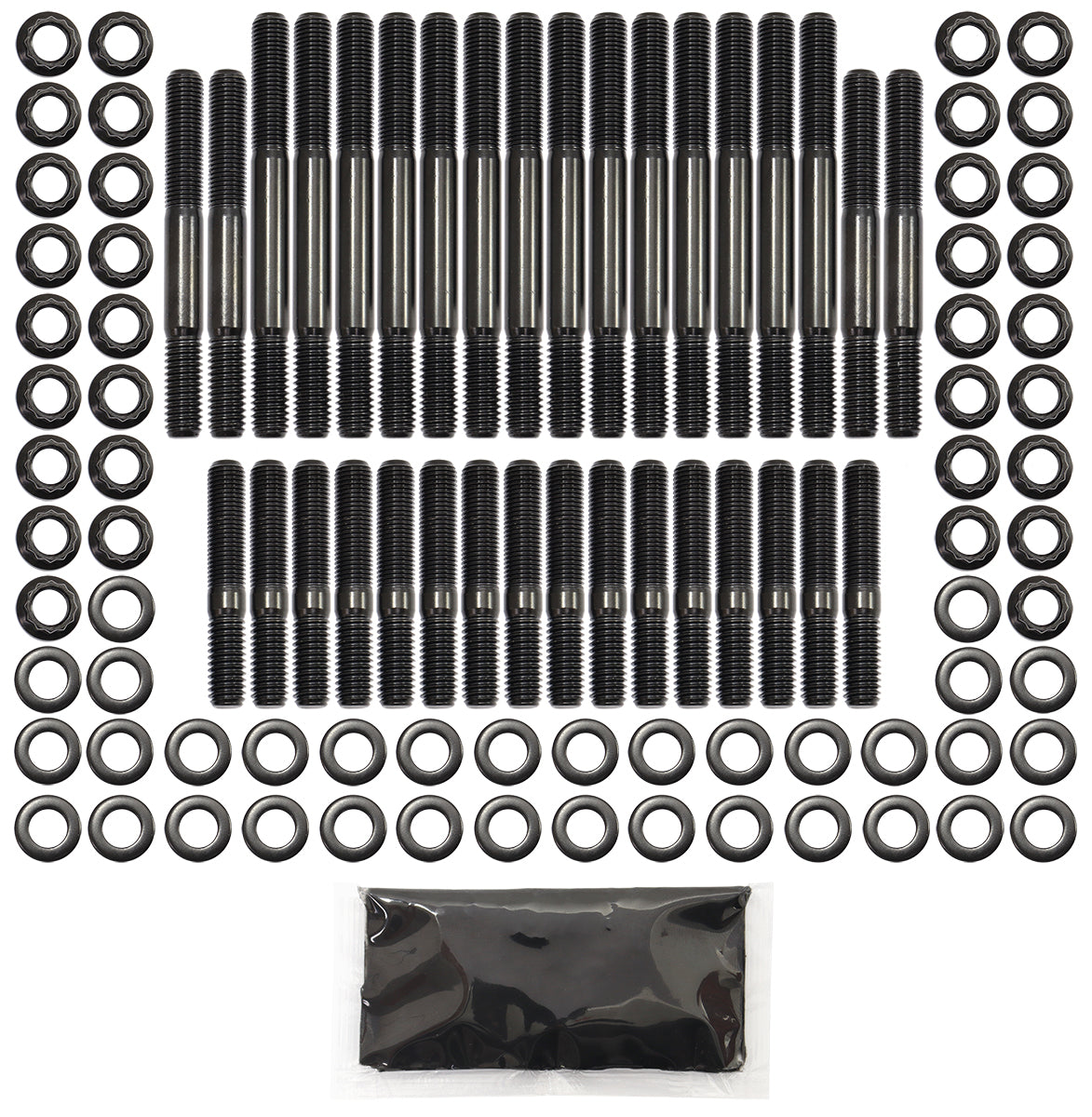 AF37-2000 - SMALL BLOCK CHEV HEAD STUD KIT12pt, OE, AF,EDEL,BRODIX,DART SBC Aeroflow - AF 37-2000